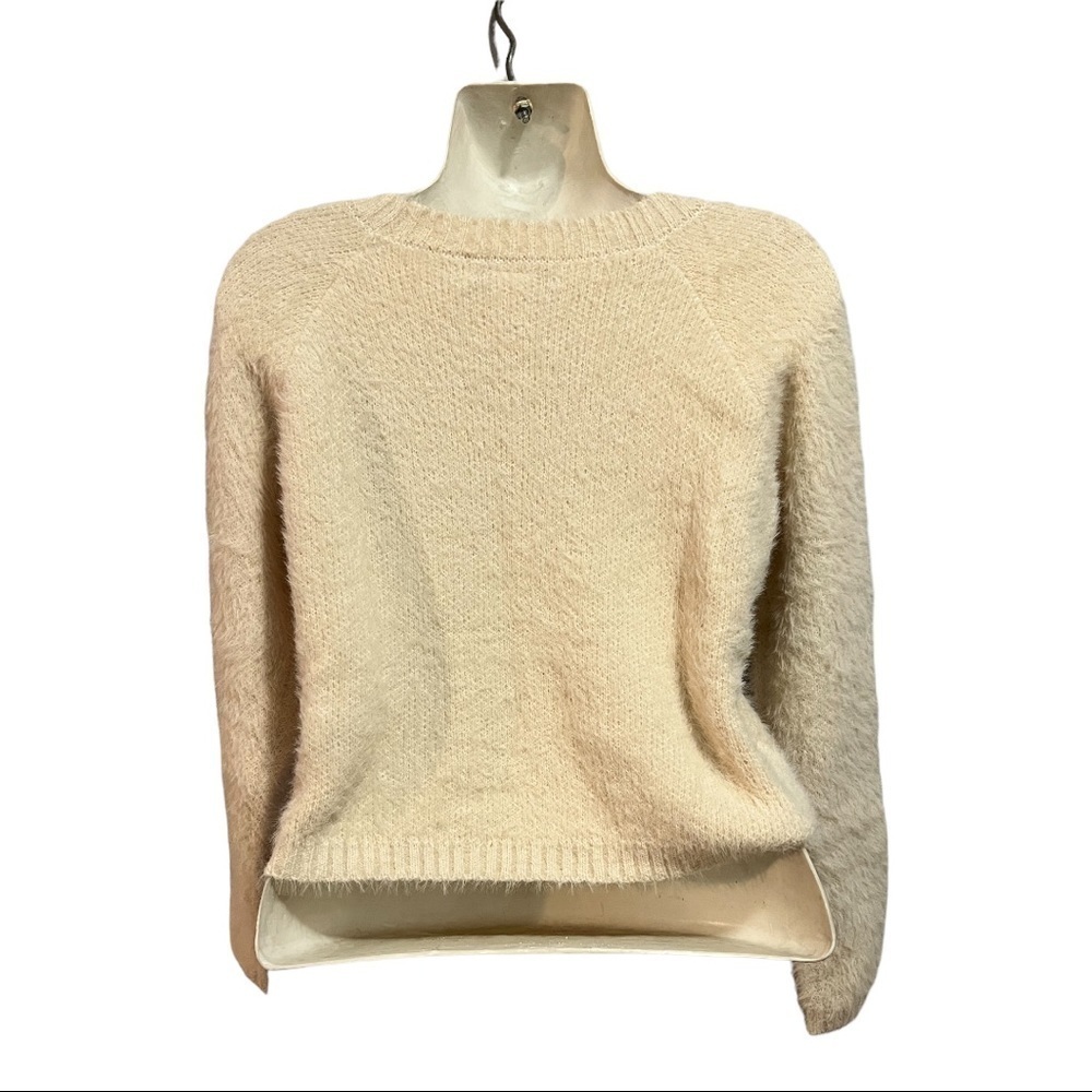 Beige Cotton Emporium Cropped Sweater size XS - Picture 3 of 9